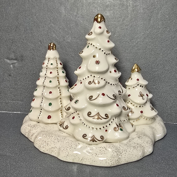 Lenox China Trees 2007 MISTLETOE PARK Village Treasures Sculpture - Picture 7 of 11